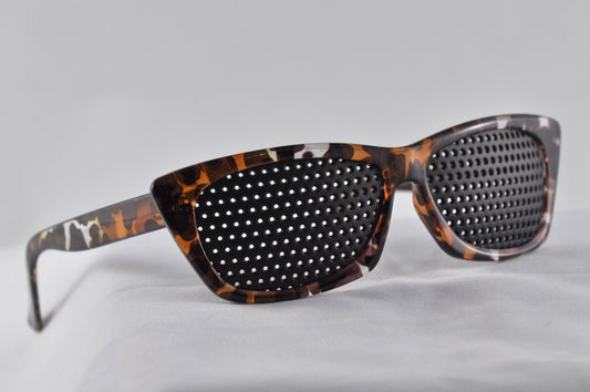 Brown Pinhole Glasses - United Kingdom