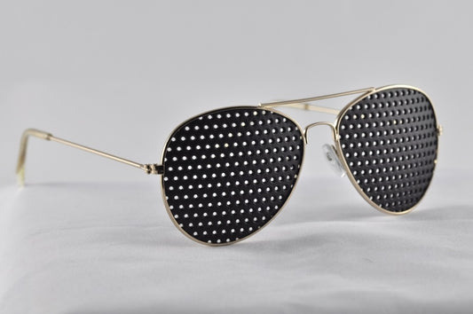 Aviator Pinhole Glasses - United Kingdom