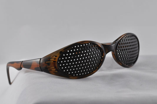 Brown Pinhole Glasses - United Kingdom